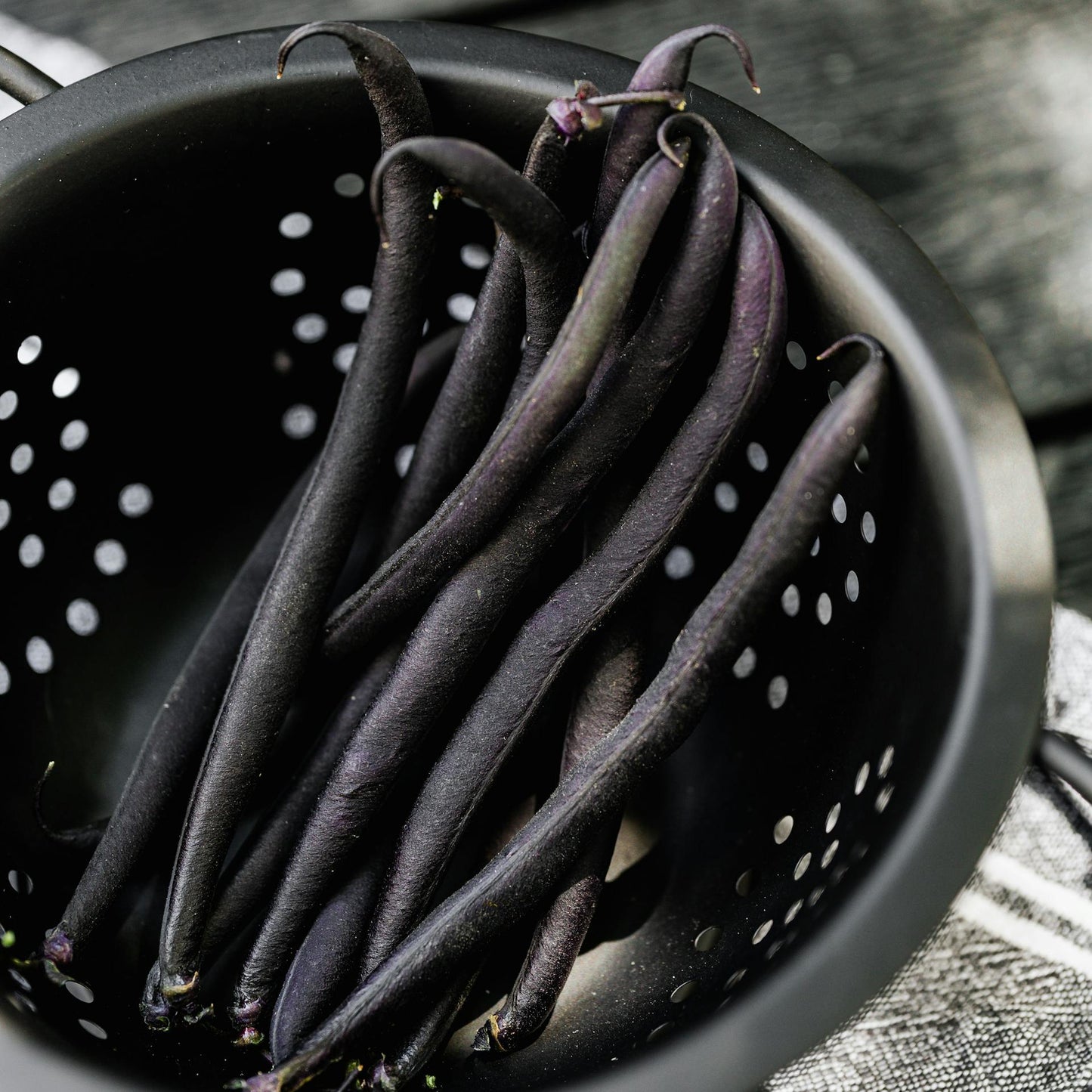 Small Garden Sowing - Bean - Dwarf French - Purple Teepee