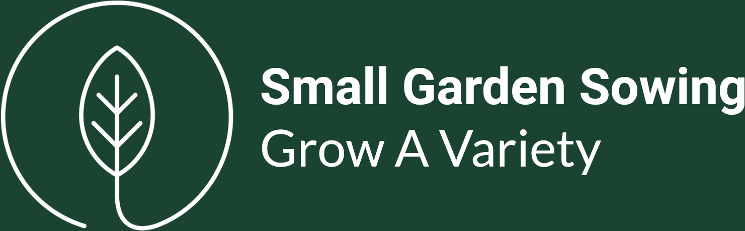 small garden sowing logo
